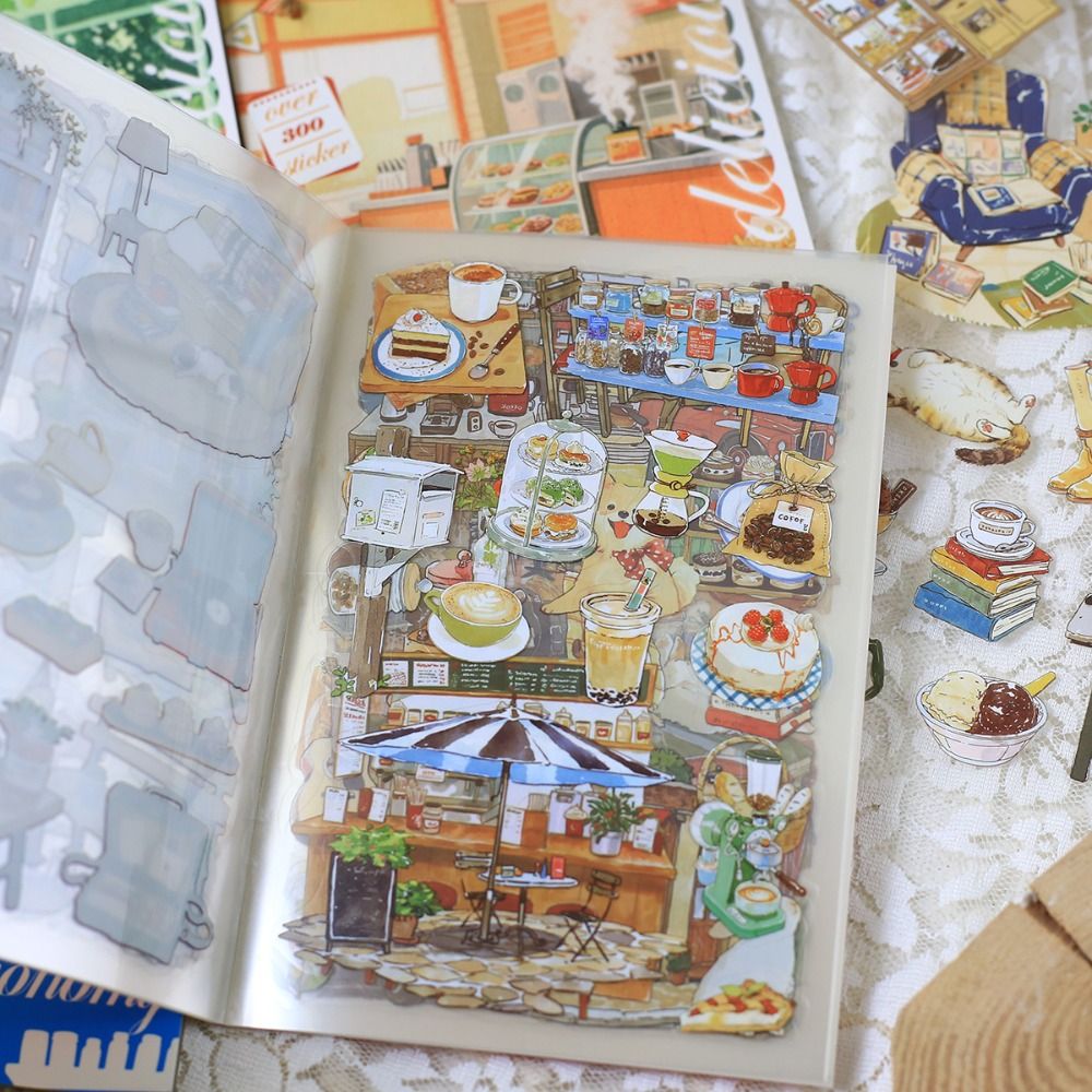 Stationery Books - Uroczy album na naklejki, 20 kartek,