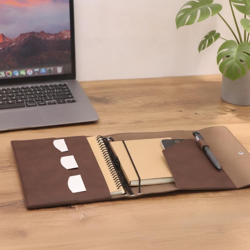 Vintage Leather Journal Notebook - Okładka dziennika w stylu vintage ze
