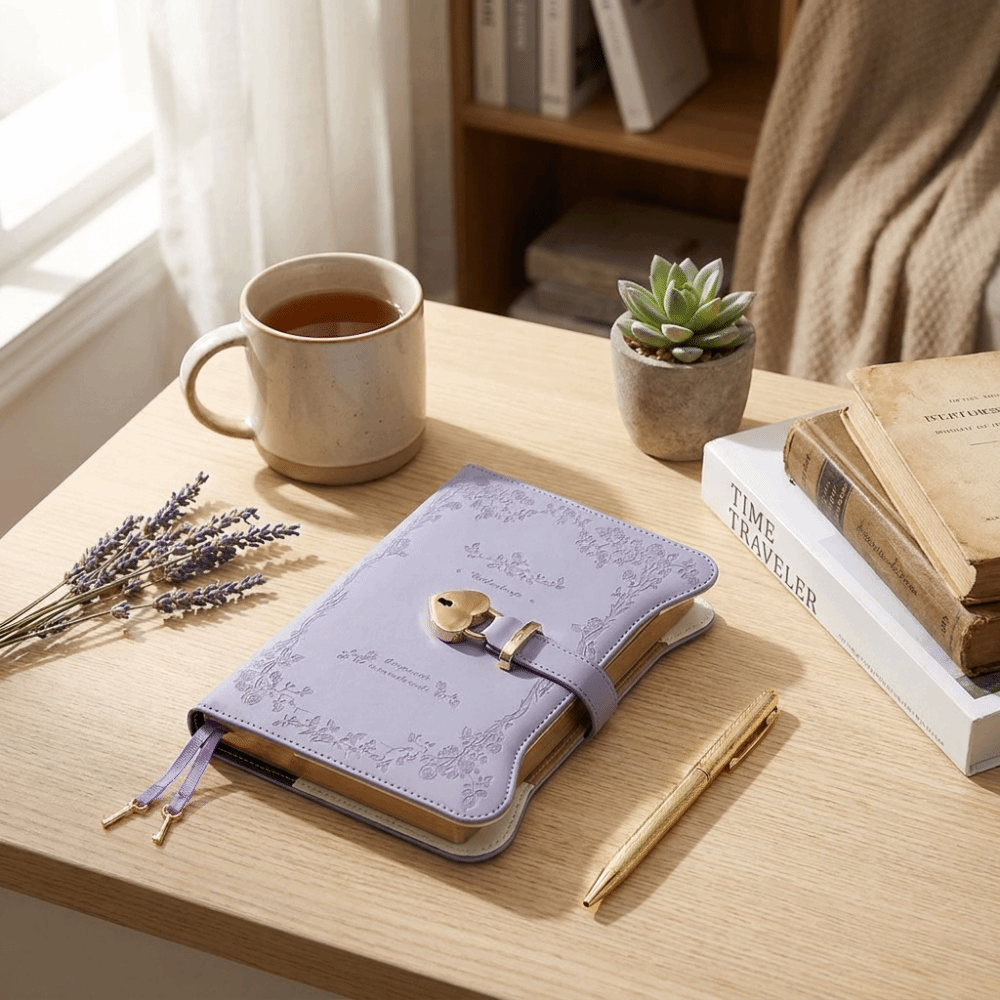 Notatnik z zamkiem na klucz Pr – Vintage Leather Journal Notebook recenzja i cena