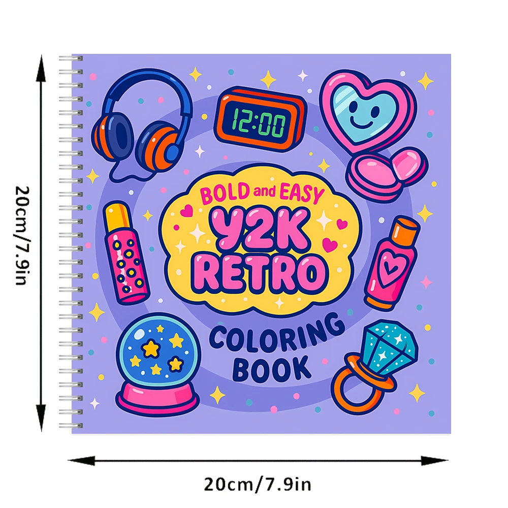 Łatwa retro kolorowanka dla do – Adult Coloring Book Stress Relief recenzja i cena