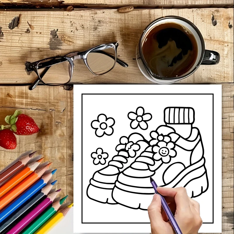 Łatwa retro kolorowanka dla do – Adult Coloring Book Stress Relief recenzja i cena