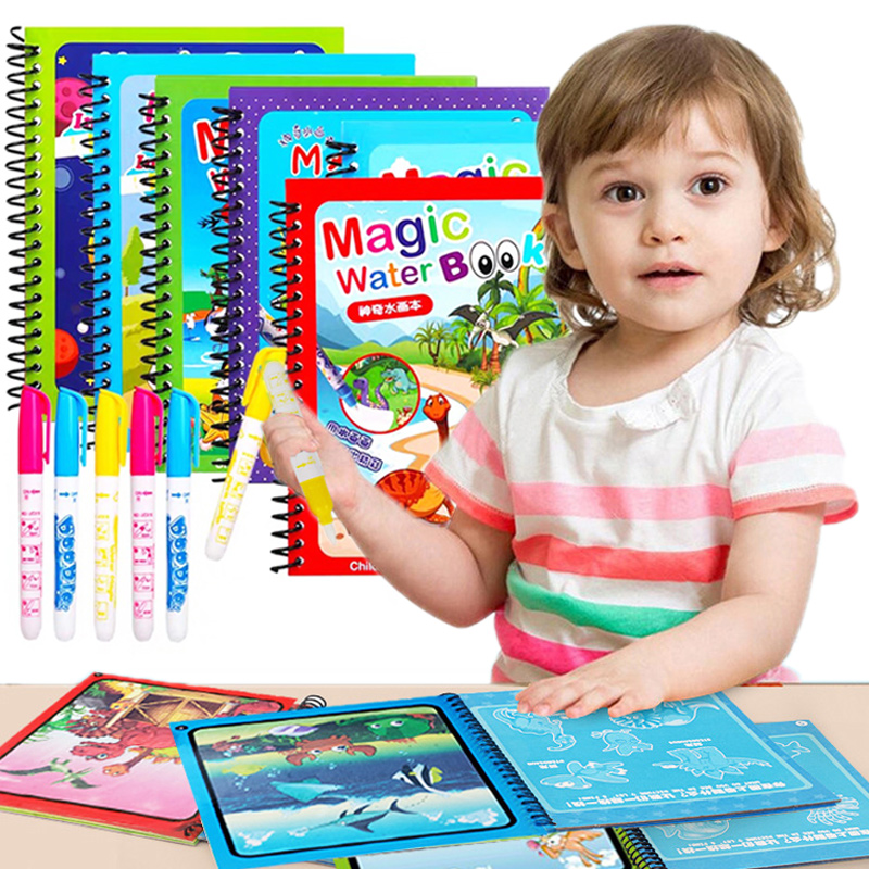Zabawki Montessori Kolorowanka – Reusable Water Magic Coloring Book recenzja i cena