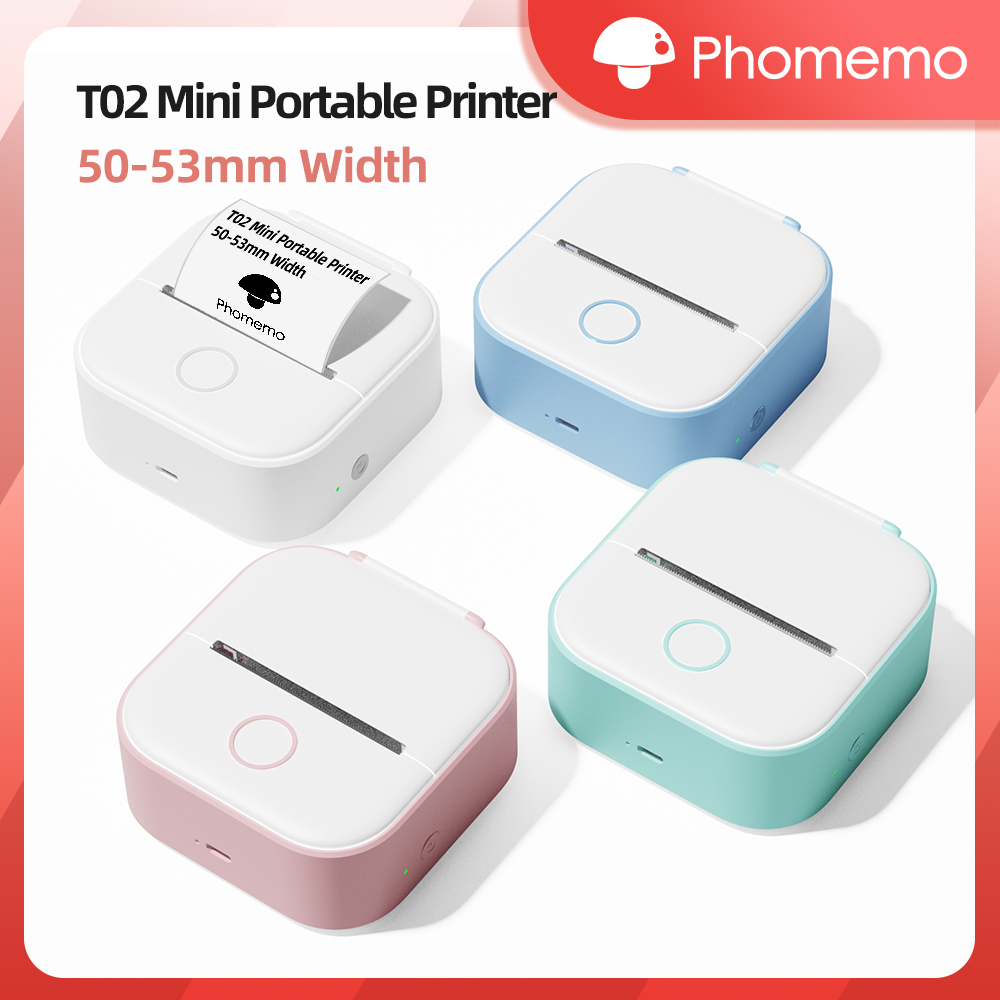 Phomemo T02 bezprzewodowa kies – Mini Pocket Thermal Printer Paper Roll recenzja i cena