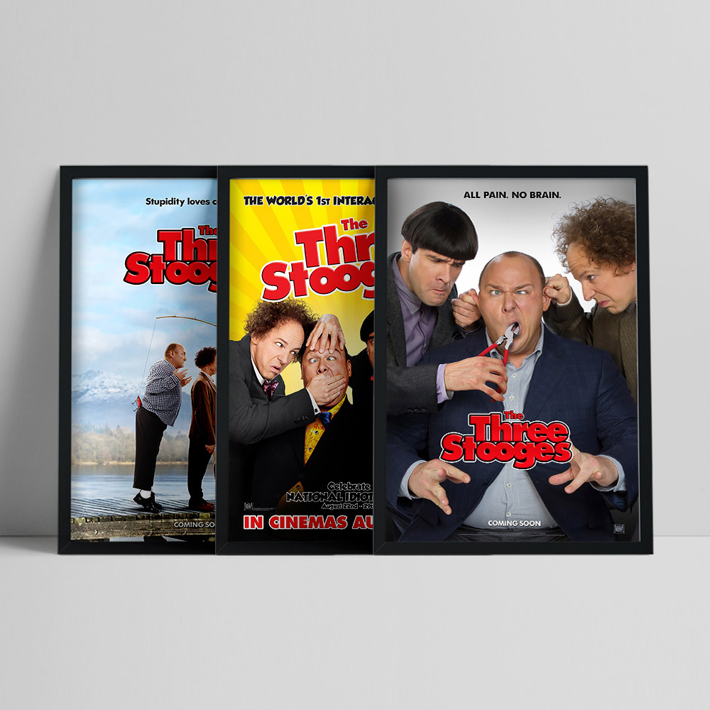 Plakat Filmowy Trzech Śmieszny – Movies recenzja i cena