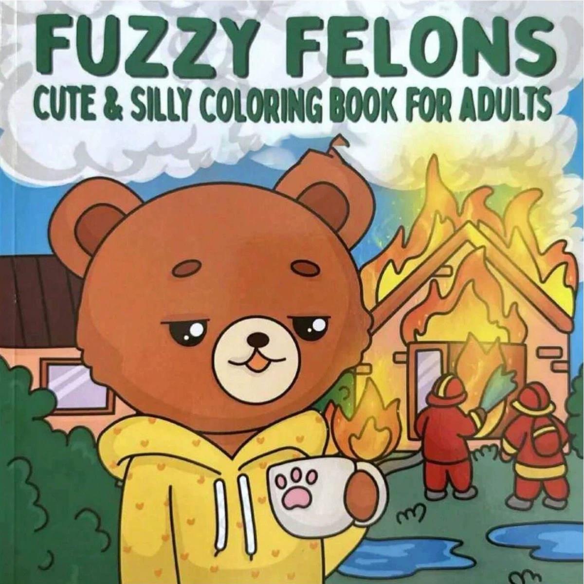 Kolorowanka dla dorosłych Fuzz – Adult Coloring Book Stress Relief recenzja i cena