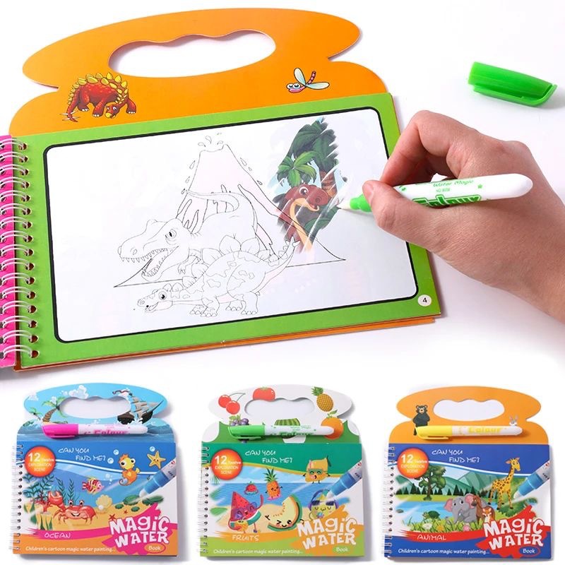 Magiczna książka do malowania  – Reusable Water Magic Coloring Book recenzja i cena
