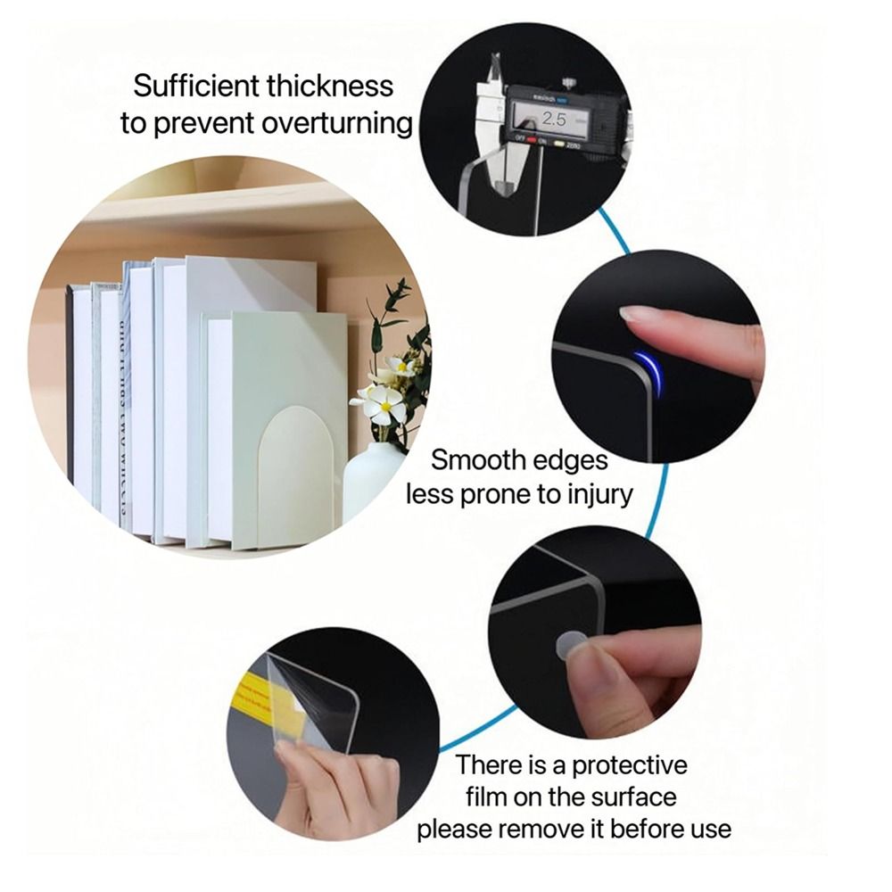 Akrylowe podpórki do książek n – Clear Acrylic Book Stand Holder recenzja i cena