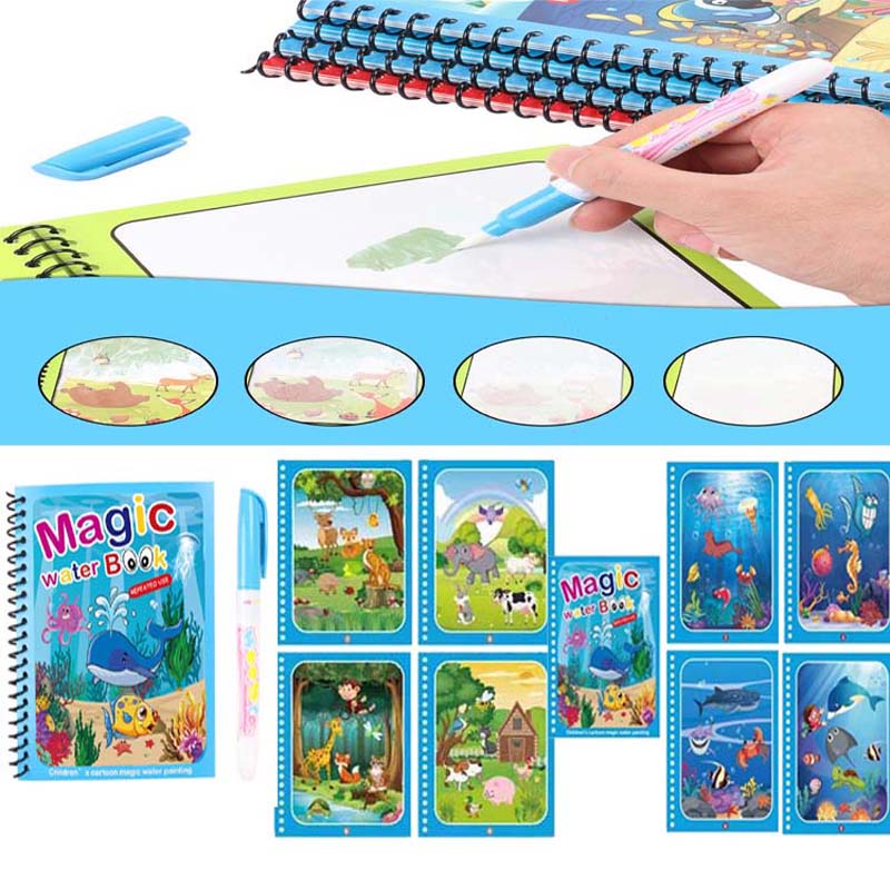 Gorąca sprzedaż wielokrotnego  – Reusable Water Magic Coloring Book recenzja i cena
