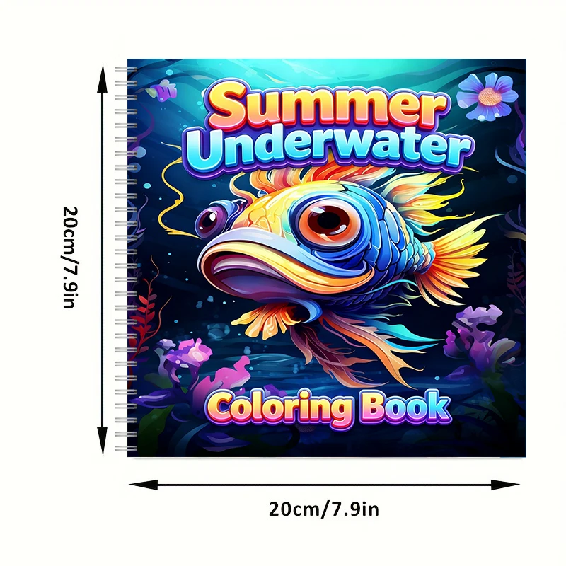 Letnia podwodna kolorowanka dl – Adult Coloring Book Stress Relief recenzja i cena