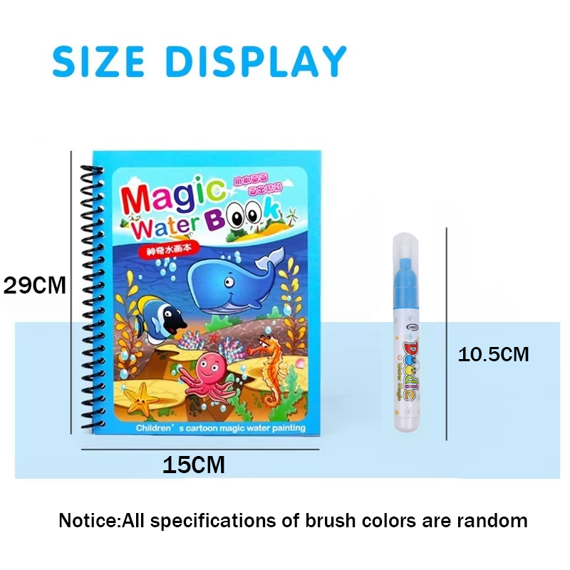1 szt. Magiczna książeczka do  – Reusable Water Magic Coloring Book recenzja i cena