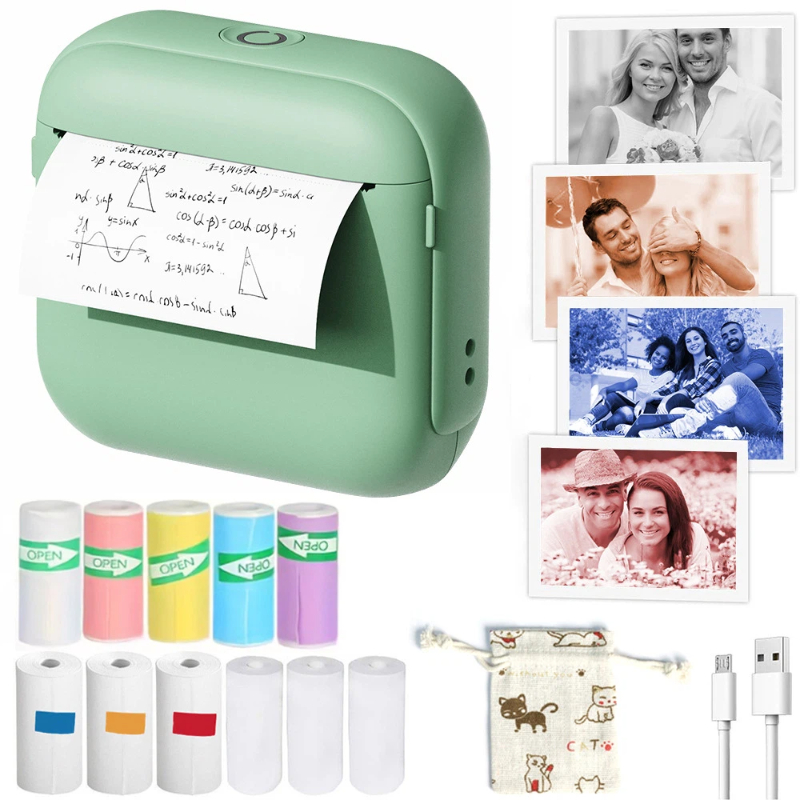 Mini Kieszonkowa Drukarka Term – Mini Pocket Thermal Printer Paper Roll recenzja i cena