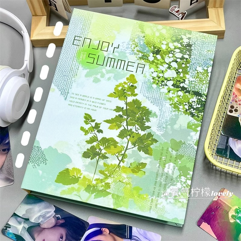 Letni Świeży Zielony Album na  – Kpop Photo Card Binder 3 Inch recenzja i cena