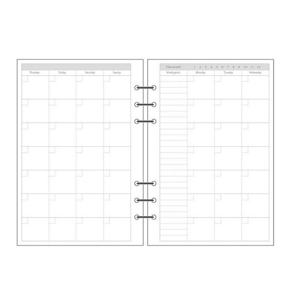Planer dzienny w kratkę, 45 ka – A5 Spiral Dotted Grid Notebook recenzja i cena